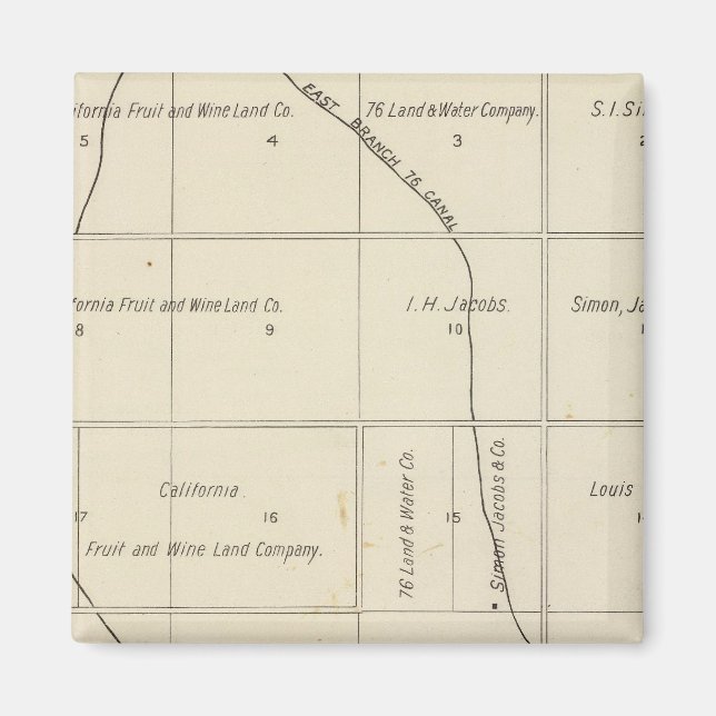 Fresno County, California 23 Magnet (Front)