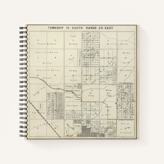 Fresno County, California 24 Notebook (Front)