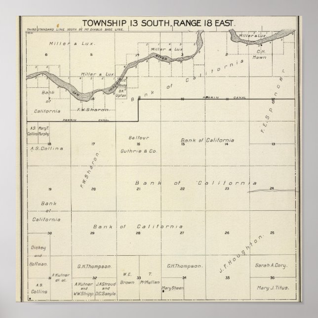 Fresno County, California 25 Poster (Front)