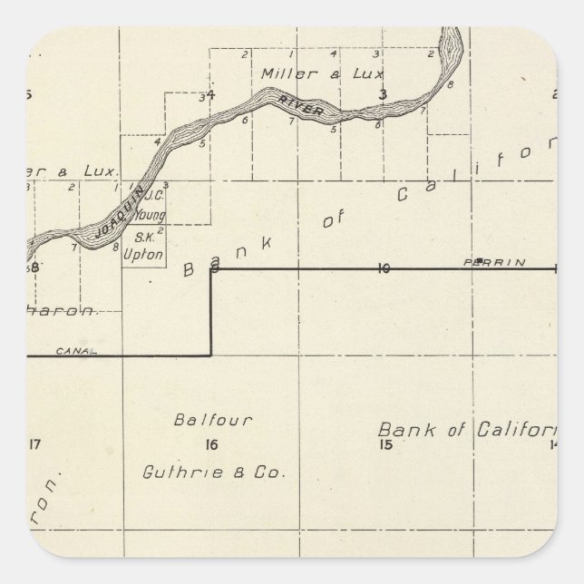 Fresno County, California 25 Square Sticker (Front)
