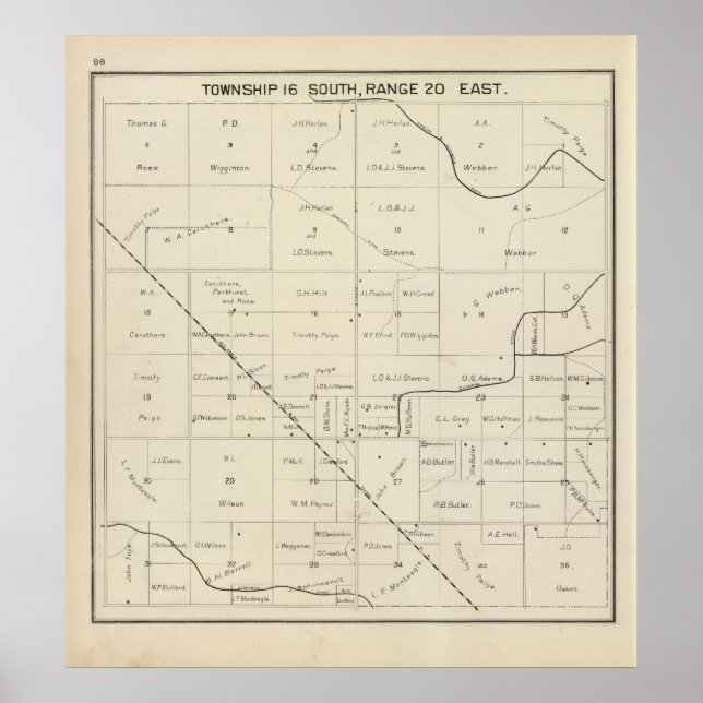 Fresno County, California 33 Poster (Front)