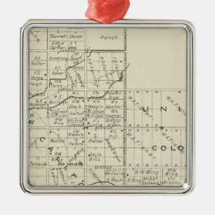 Fresno County, California 35 Metal Tree Decoration