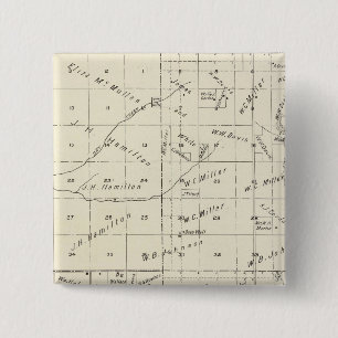 Fresno County, California 3 15 Cm Square Badge