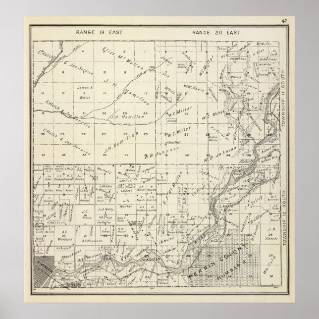 Fresno County, California 3 Poster (Front)