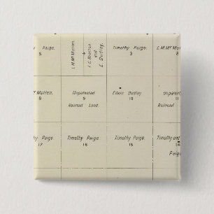 Fresno County, California 4 15 Cm Square Badge