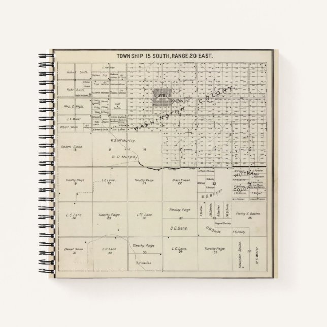 Fresno County, California 6 2 Notebook (Front)