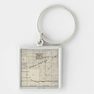 Fresno County, California 6 Key Ring