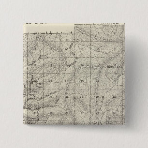 Fresno County, California 9 15 Cm Square Badge