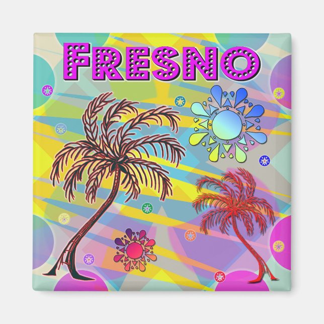 Fresno Happy and Hope Magnet (Front)