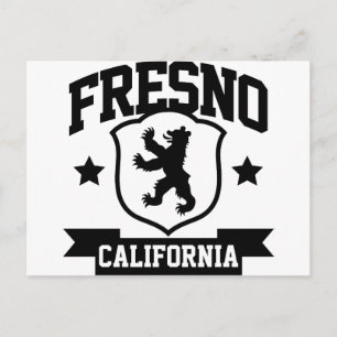 Fresno Heraldry Postcard