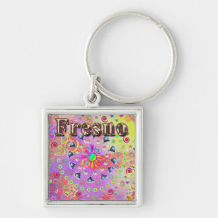 Fresno Lucky Golden Keychain
