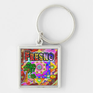 Fresno Tropical Friends Keychain