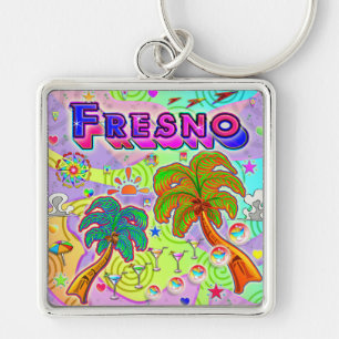 Fresno Vacation Target Keychain