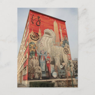 Fresque Shanghaï - Mur peint - Lyon Postcard