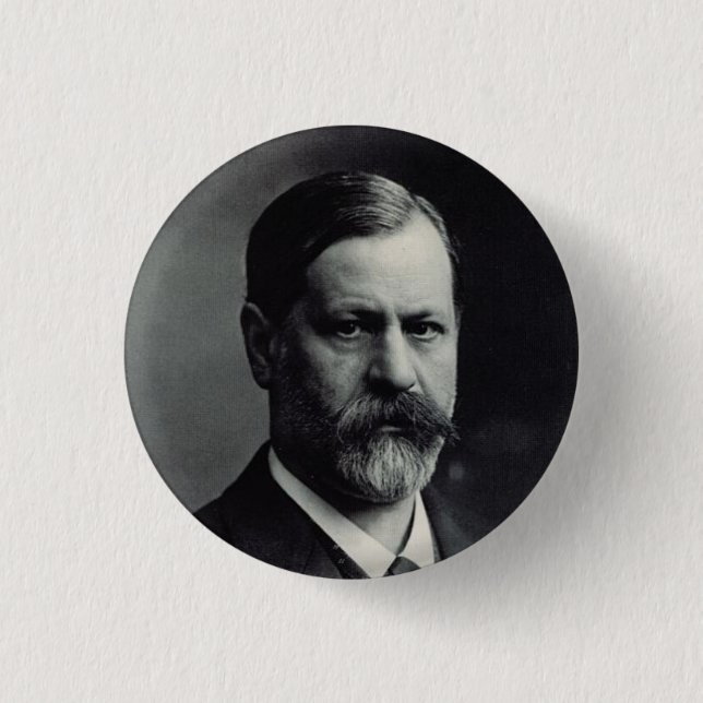freud 3 cm round badge (Front)