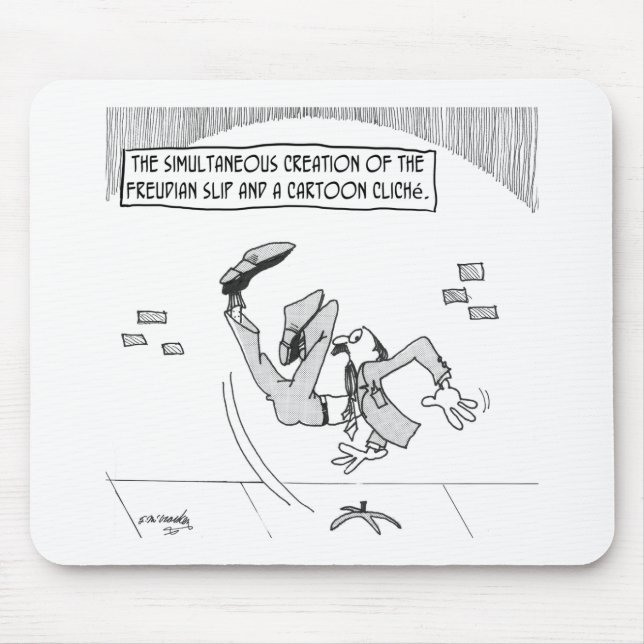Freud Cartoon 3169 Mouse Pad (Front)
