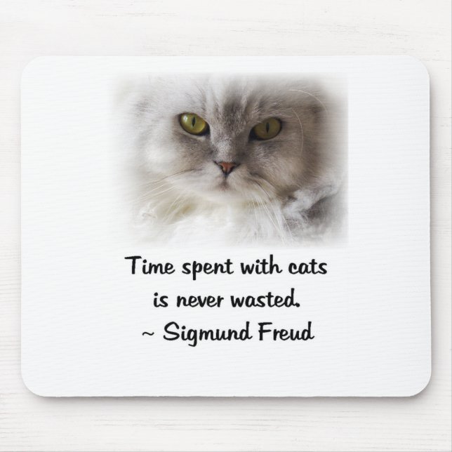 Freud's Cat Mouse Pad (Front)