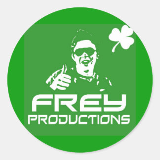 Frey Productions Green Sticker