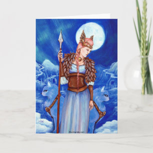 Freya Norse Goddess Card