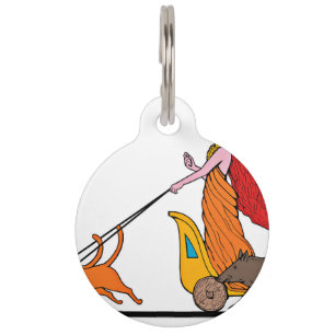 Freya Norse Goddess Pet Tag