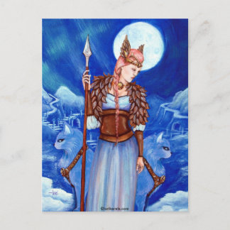 Freya Norse Goddess Postcard