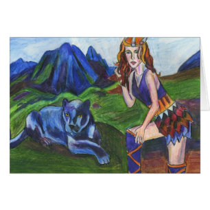 Freya of the Valkyries Card