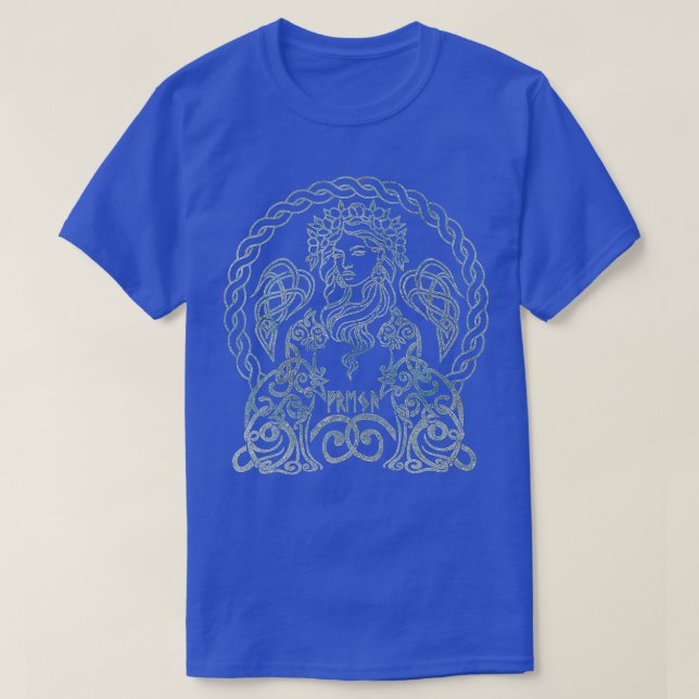 Freya Viking Goddess Freyja Norse Mythology Celtic T-Shirt (Design Front)