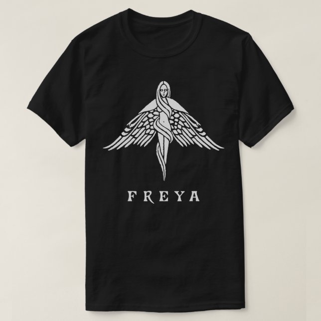 Freya Viking Goddess  T-Shirt (Design Front)
