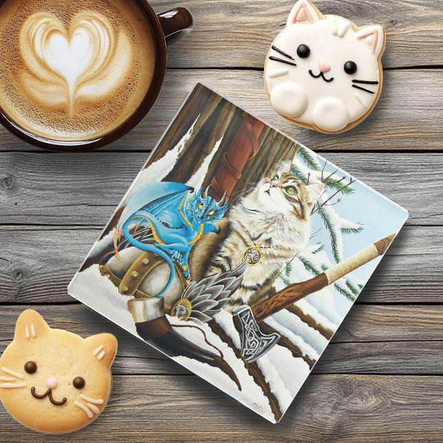 Freyja Glass Coaster (Creator Uploaded)