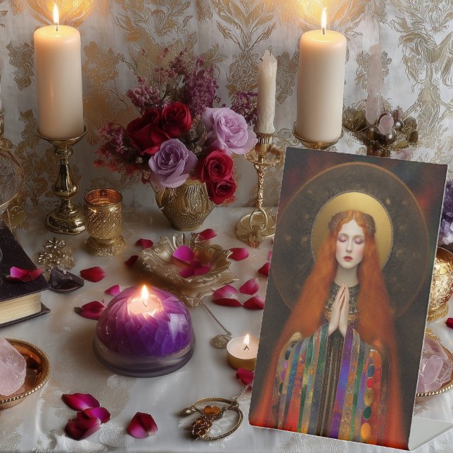 Freyja Goddess of MagicK Love and Beauty Portrait Pedestal Sign (Creator Uploaded)