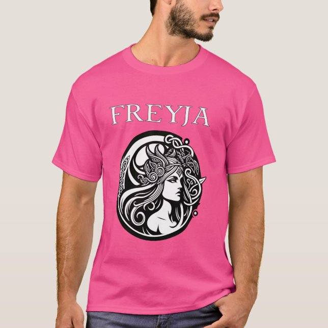 Freyja Norse Goddess T-Shirt (Front)
