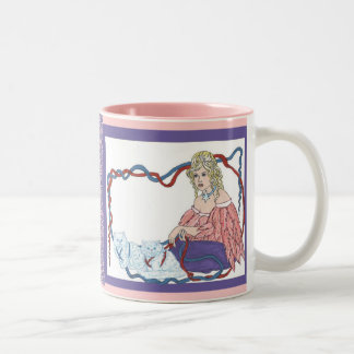 Freyja's Kitties Two-Tone Coffee Mug