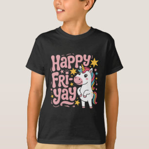 Fri-yay Teacher Fry Yay Friday Weekend Happy Fri-y T-Shirt
