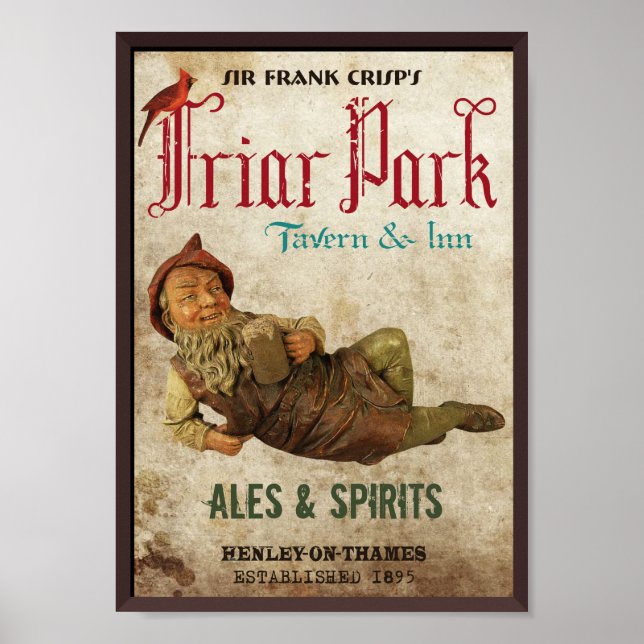 Friar Park Tavern & Inn Poster (Front)