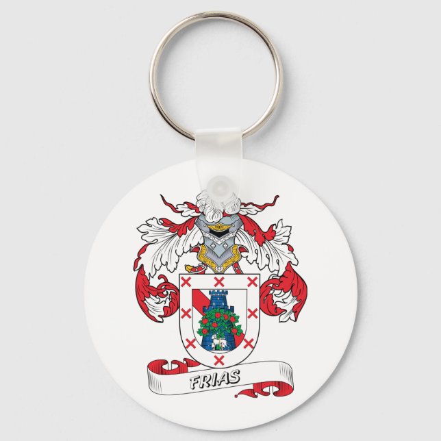 Frias Family Crest Key Ring (Front)