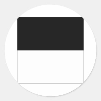 Fribourg Flag Classic Round Sticker