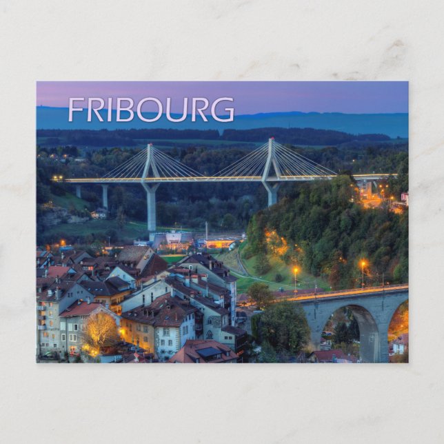 Fribourg, Switzerland Postcard (Front)