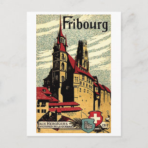 Fribourg, Switzerland Postcard