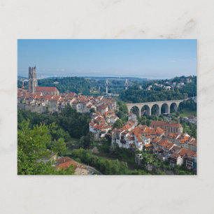 Fribourg Switzerland Postcard