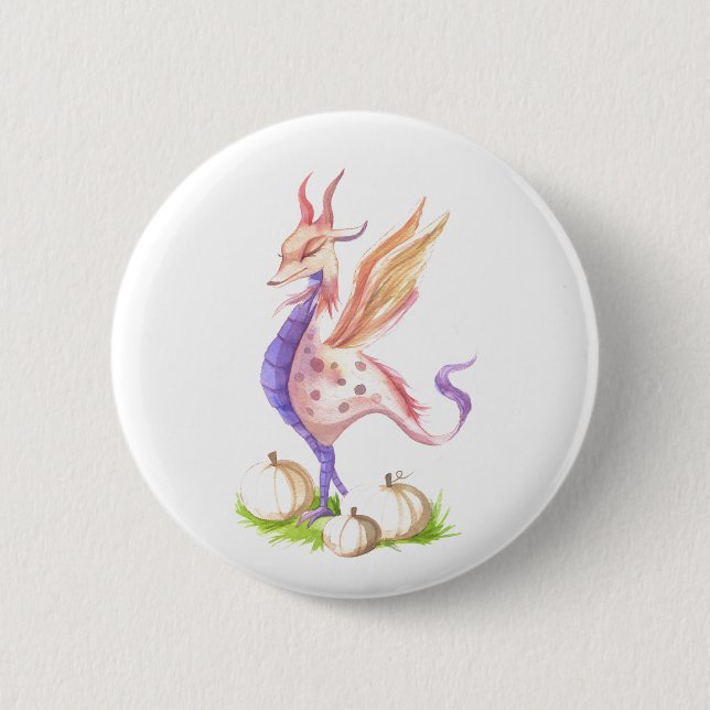 Fricka the Dragon Button (Front)