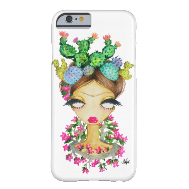 Frida Cacti iPhone 6 Case (Back)