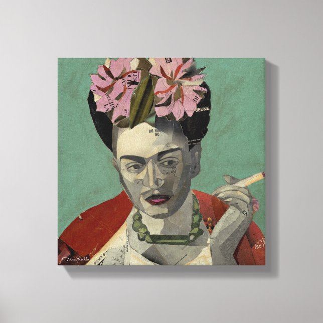 Frida Kahlo by Garcia Villegas Canvas Print (Front)