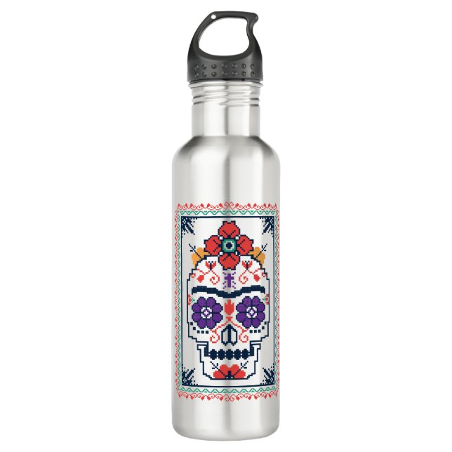 Frida Kahlo | Calavera 710 Ml Water Bottle (Front)