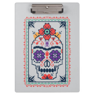 Frida Kahlo Calavera Clipboard