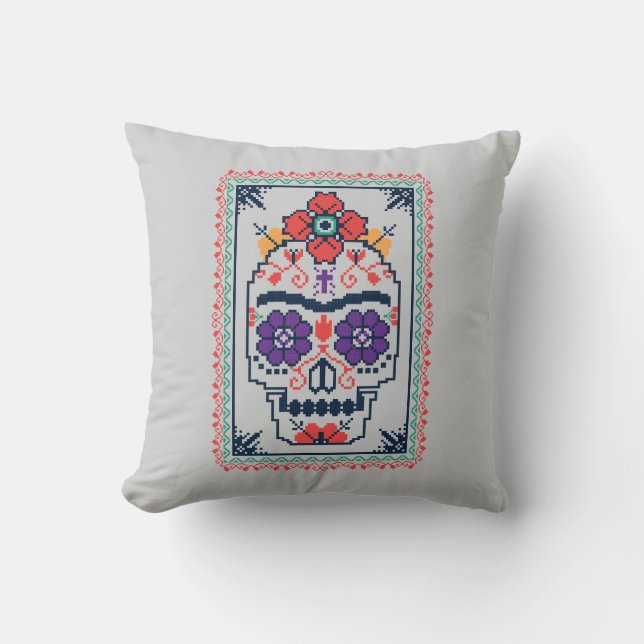 Frida Kahlo | Calavera Cushion (Front)