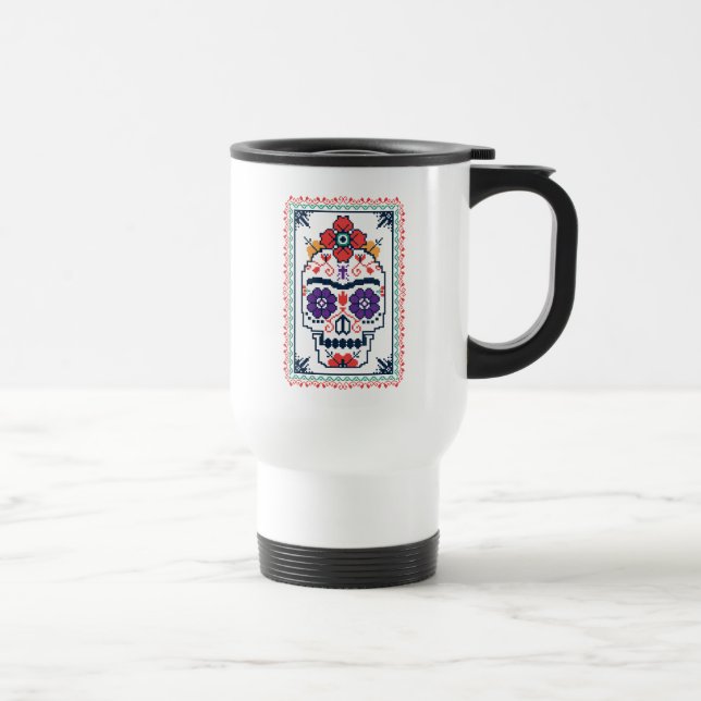 Frida Kahlo | Calavera Travel Mug (Right)