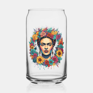 Frida Kahlo Can Glass