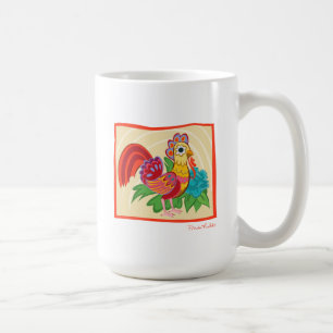 Frida Kahlo Chicken Graphic Coffee Mug