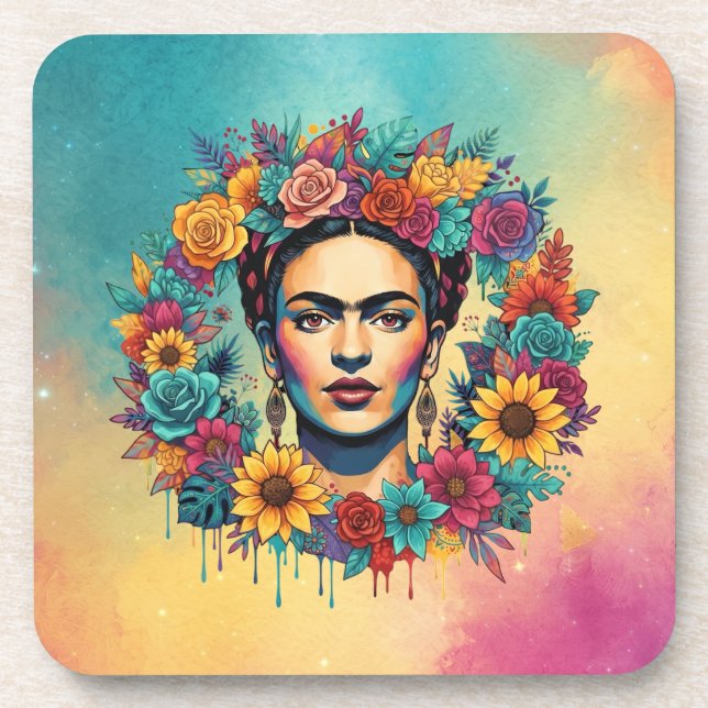 Frida Kahlo Coaster (Front)