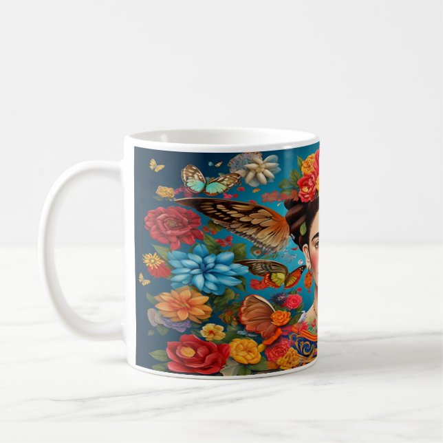 Frida Kahlo Coffee Mug (Left)